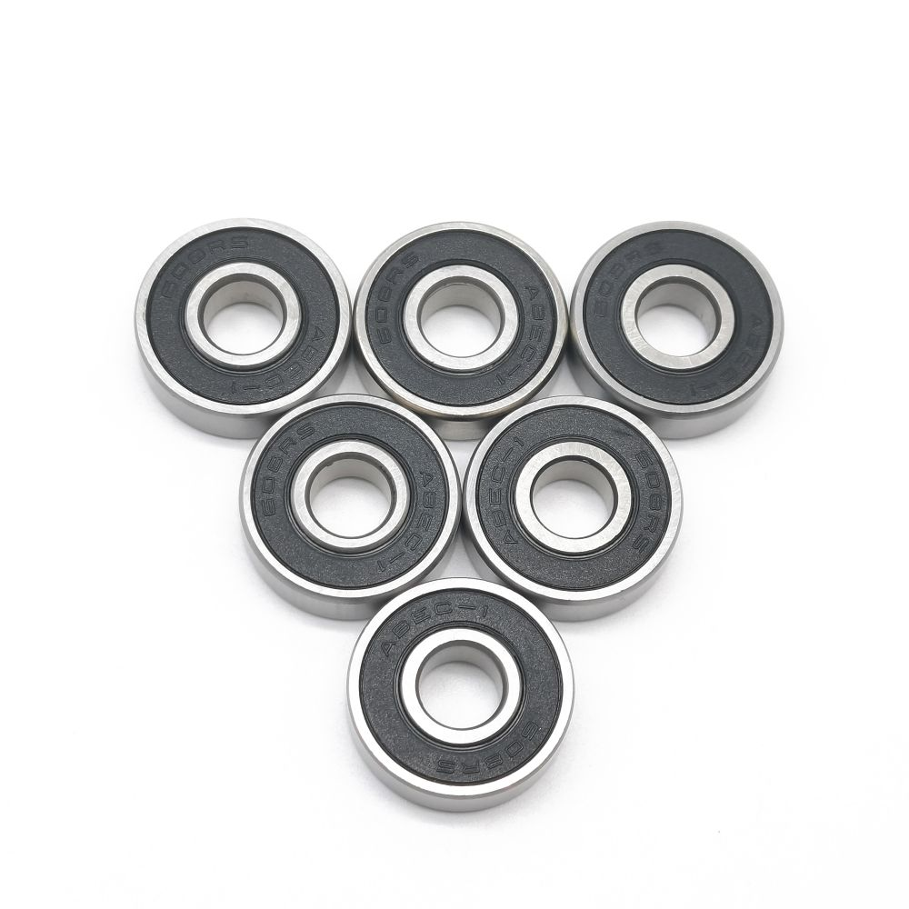 608rs Chrome Steel dvojitá guma utěsněná s hlubokými drážkovými kulovými ložiskami