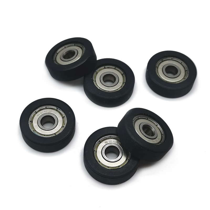 PU62626-8 626zz Black Black Single Row Rotary PU Deep Groove Colle Lowers